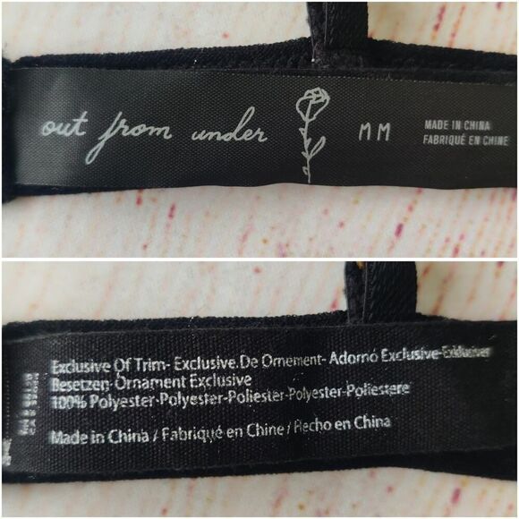 Urban Outfitters Out From Under Cameron Floral Triangle Bra sz M - Picture 10 of 10